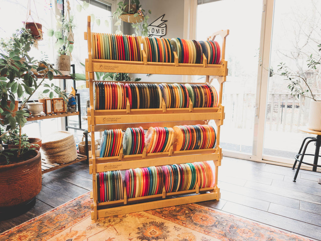 Single Stackable Disc Golf Storage Rack, Holds 50–60 Discs