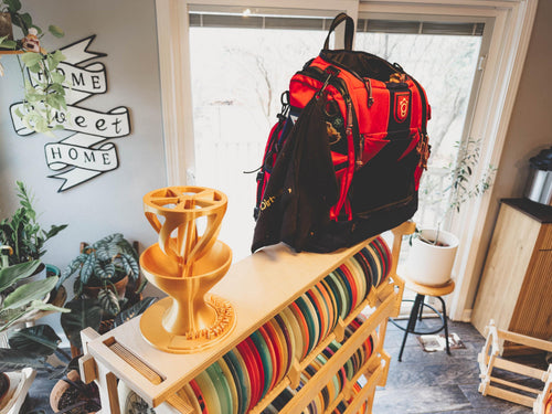 Top Shelf Add-On for Stackable Disc Golf Storage Rack