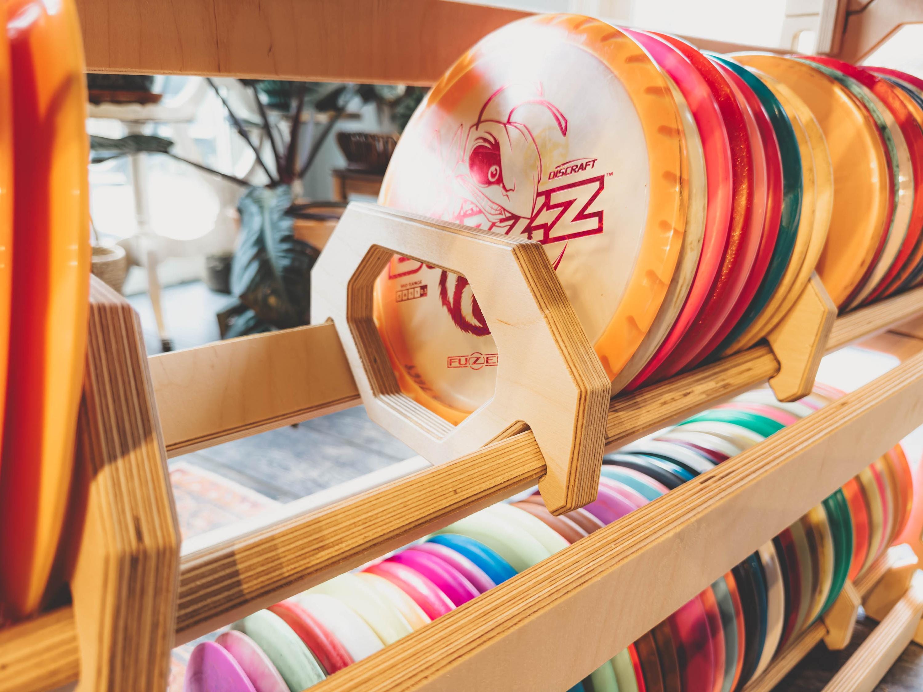 Single Stackable Disc Golf Storage Rack, Holds 50–60 Discs