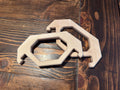 Two-Pack Wooden Dividers for Stackable Disc Golf Storage Racks